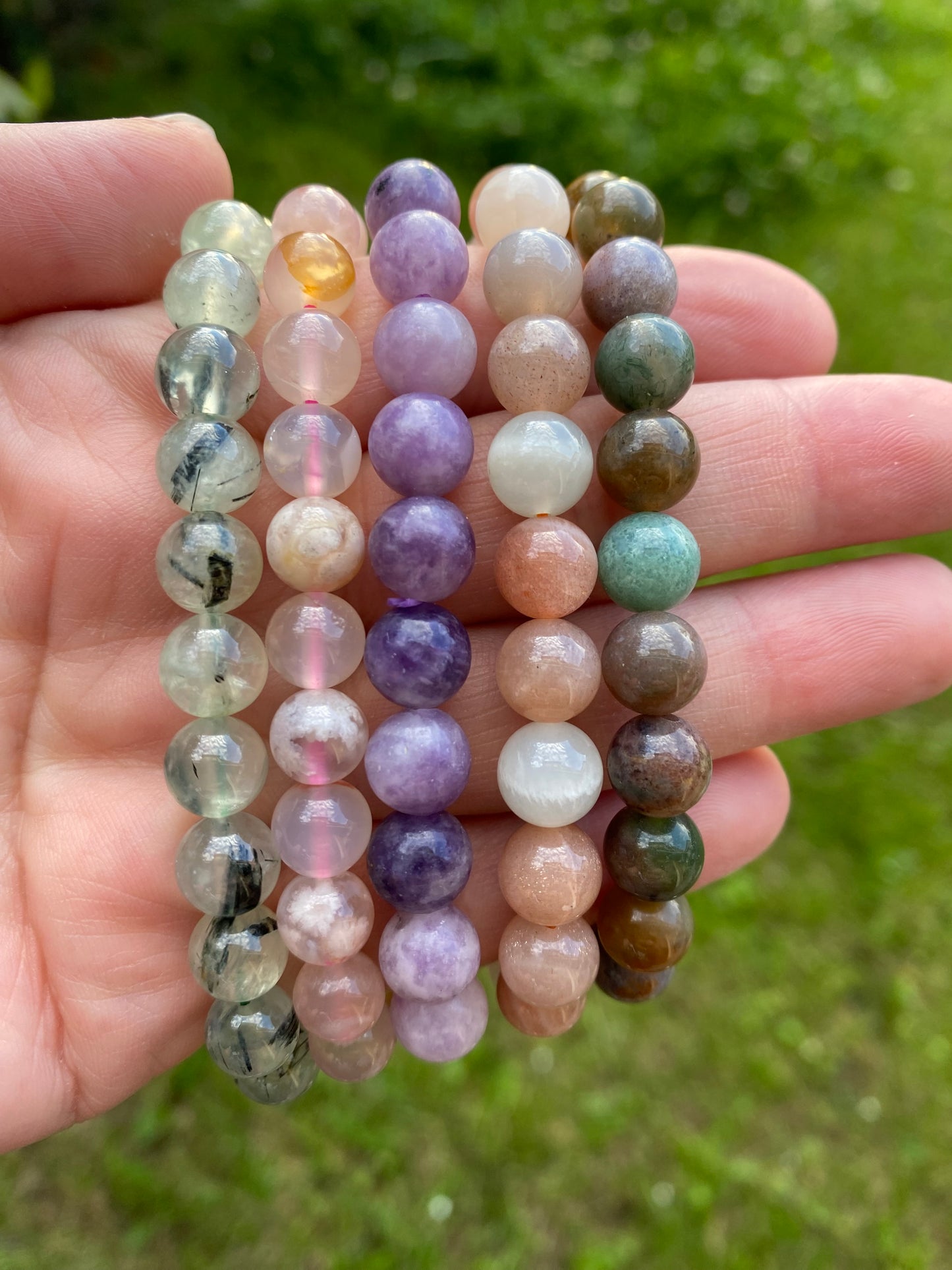 Bracciali Palline Pietre