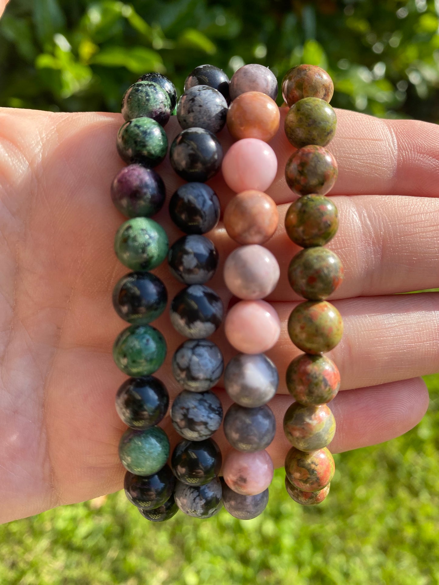 Bracciali Palline Pietre