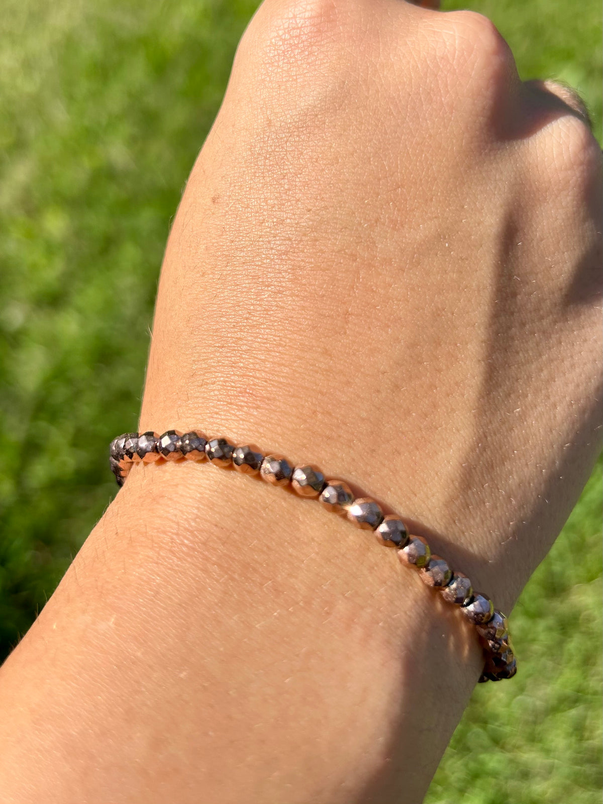 Bracciale Ematite Sfaccettata
