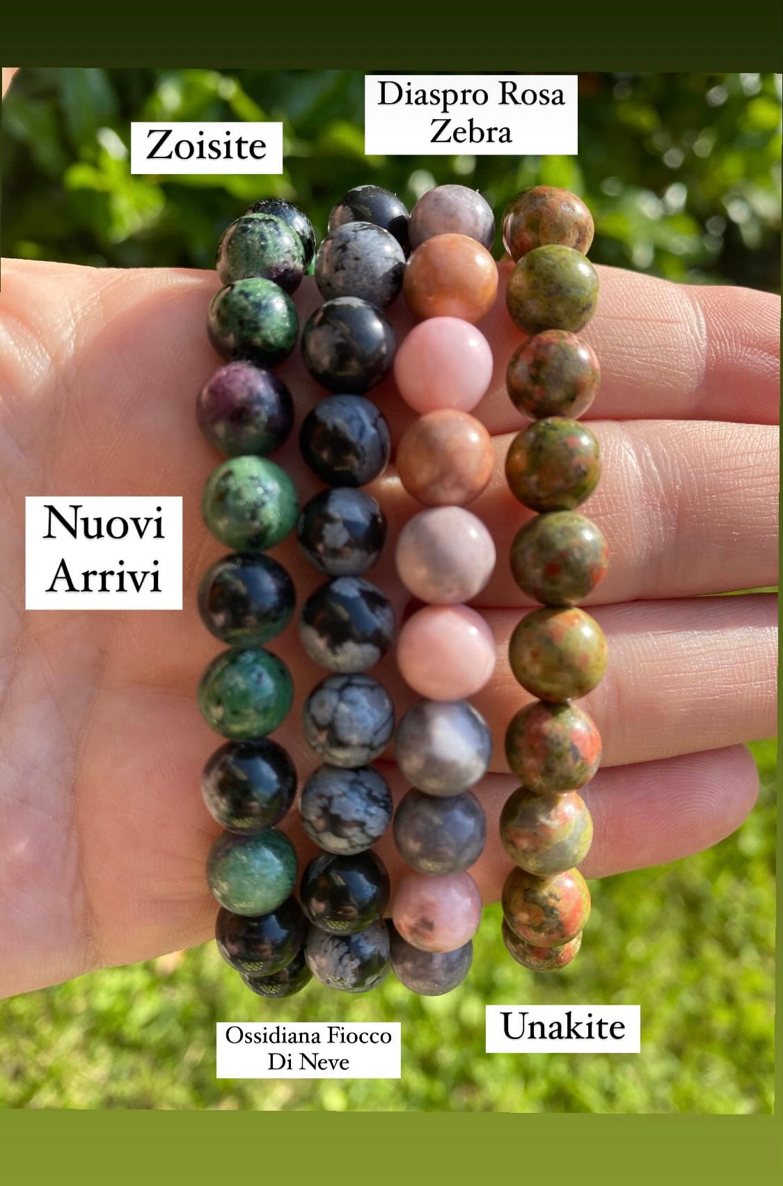 Bracciali Palline Pietre