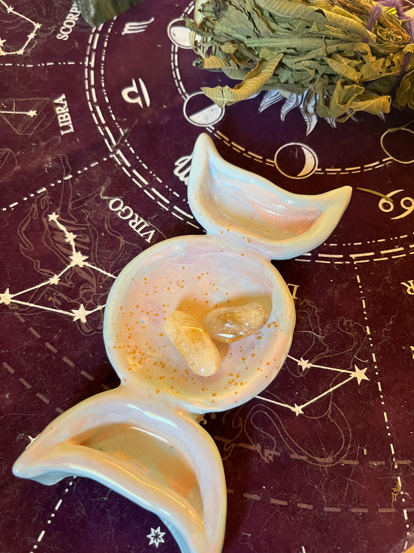 Triplice Luna in Ceramica