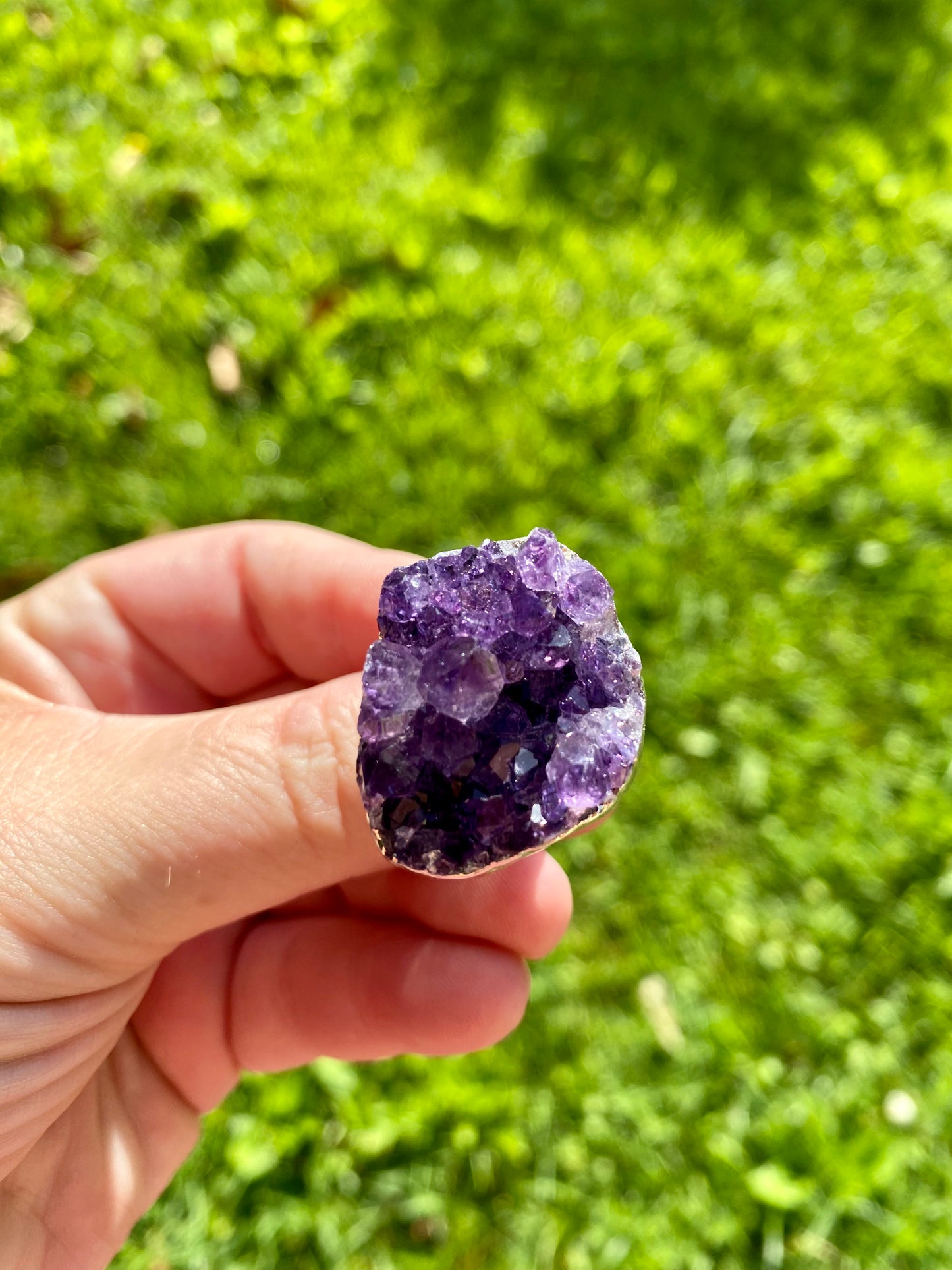 Anello Drusa di Ametista