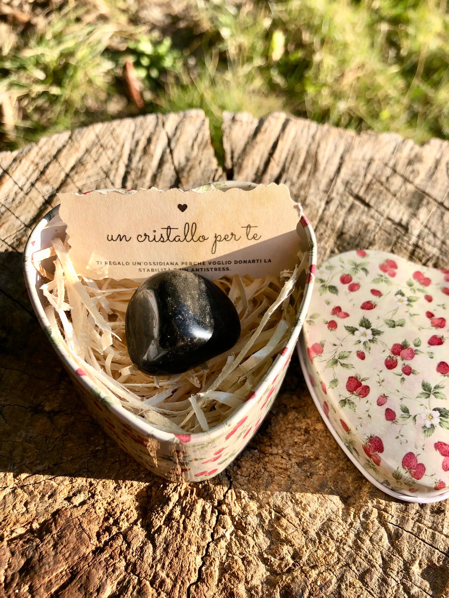 Cuore Regalo "Un cristallo per te"