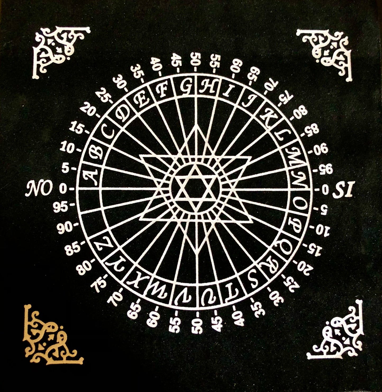 Telo divinatorio per pendolino