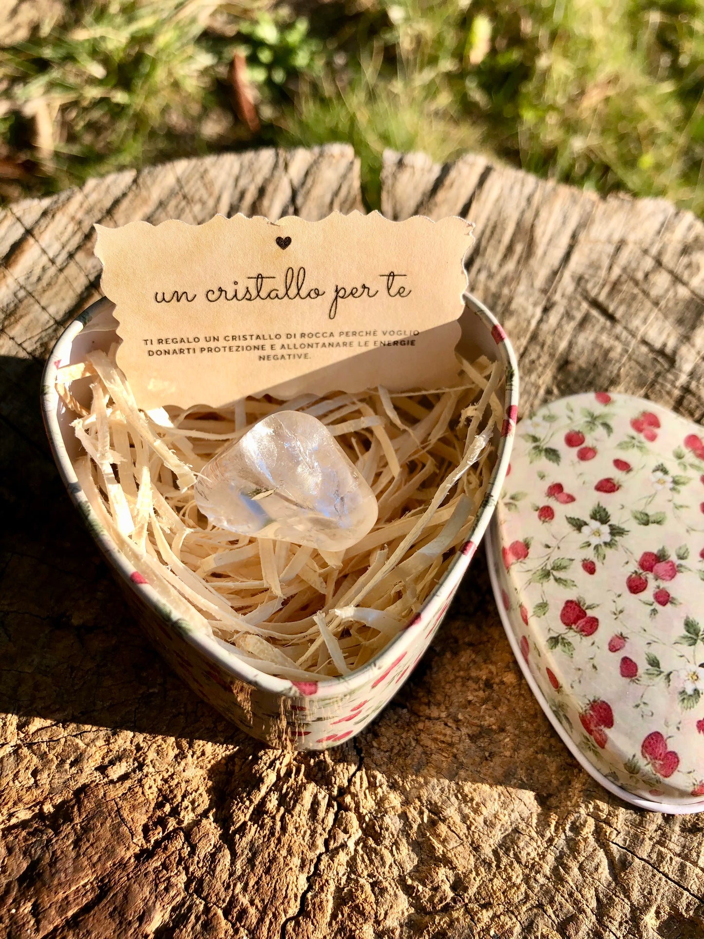 Cuore Regalo "Un cristallo per te"