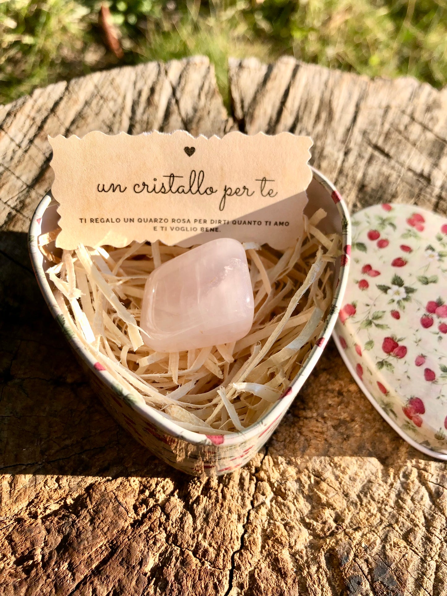 Cuore Regalo "Un cristallo per te"