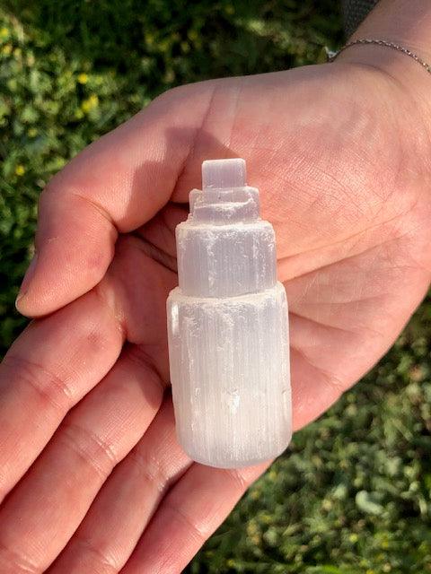 Torre di Selenite - Stregadellemele Crystal Shop