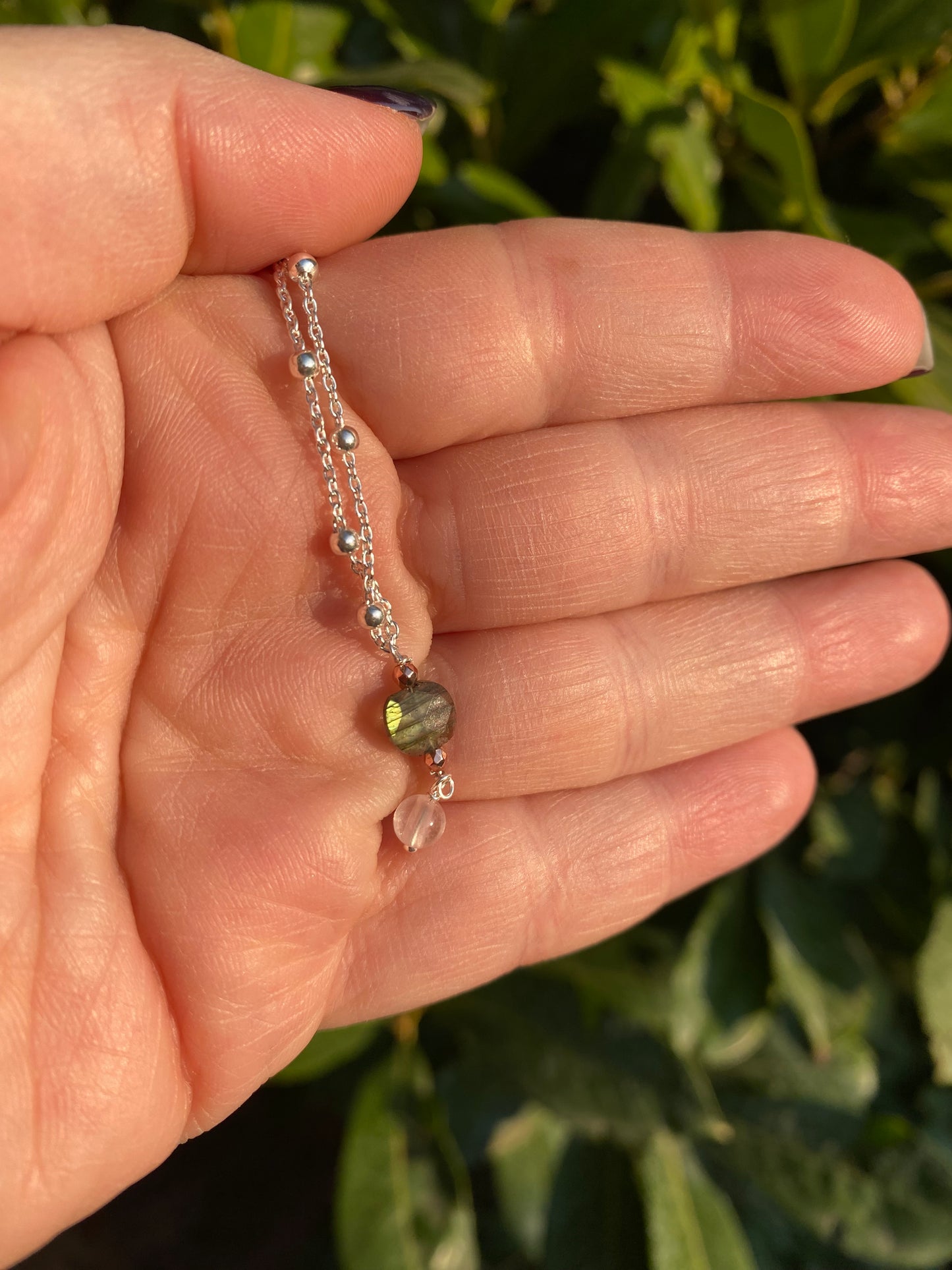 Collana Notte Goccia Labradorite