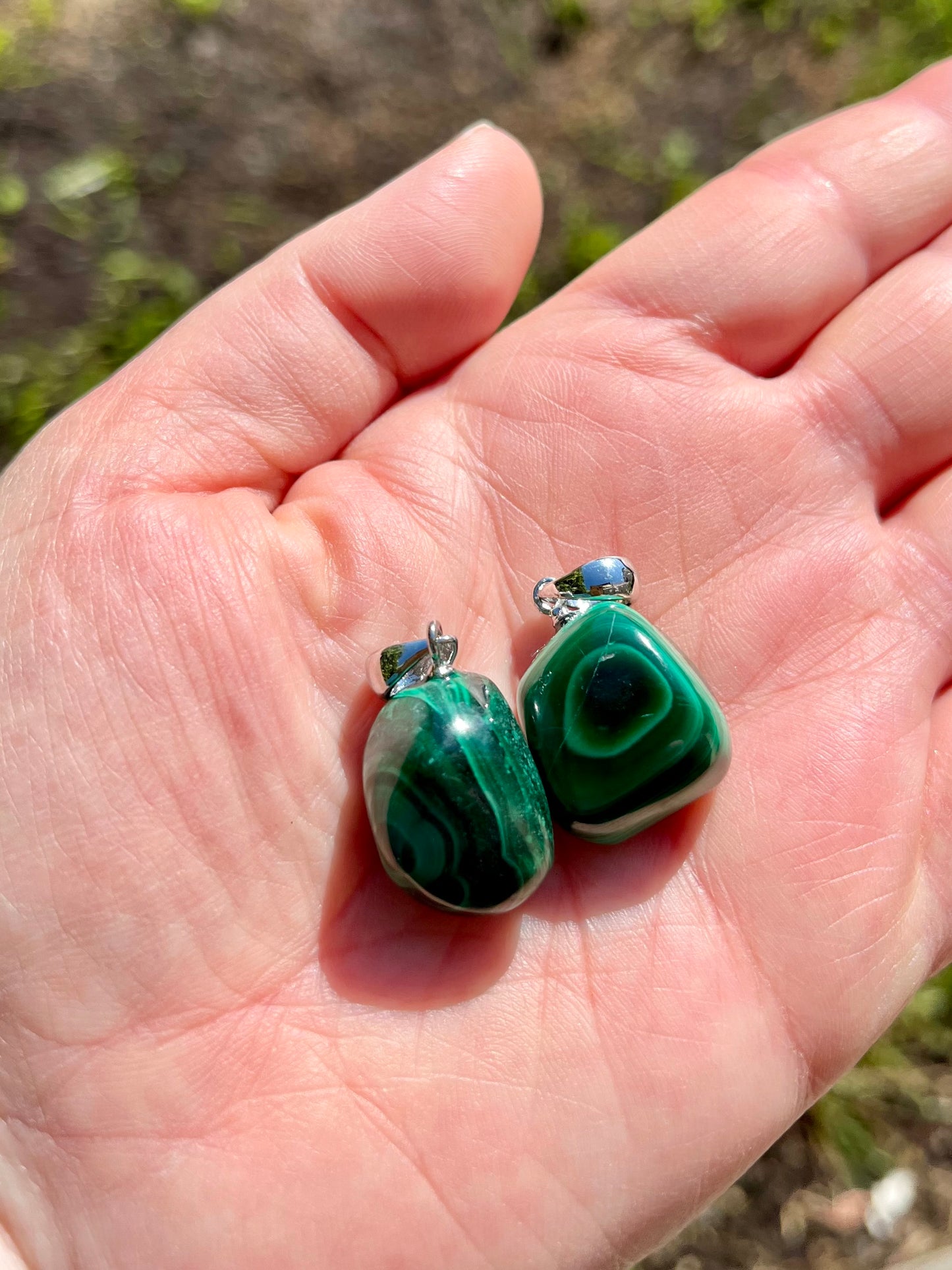 Ciondolo Malachite