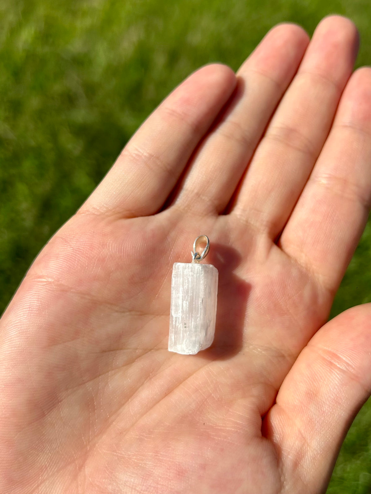 Ciondolo Bacchetta Selenite