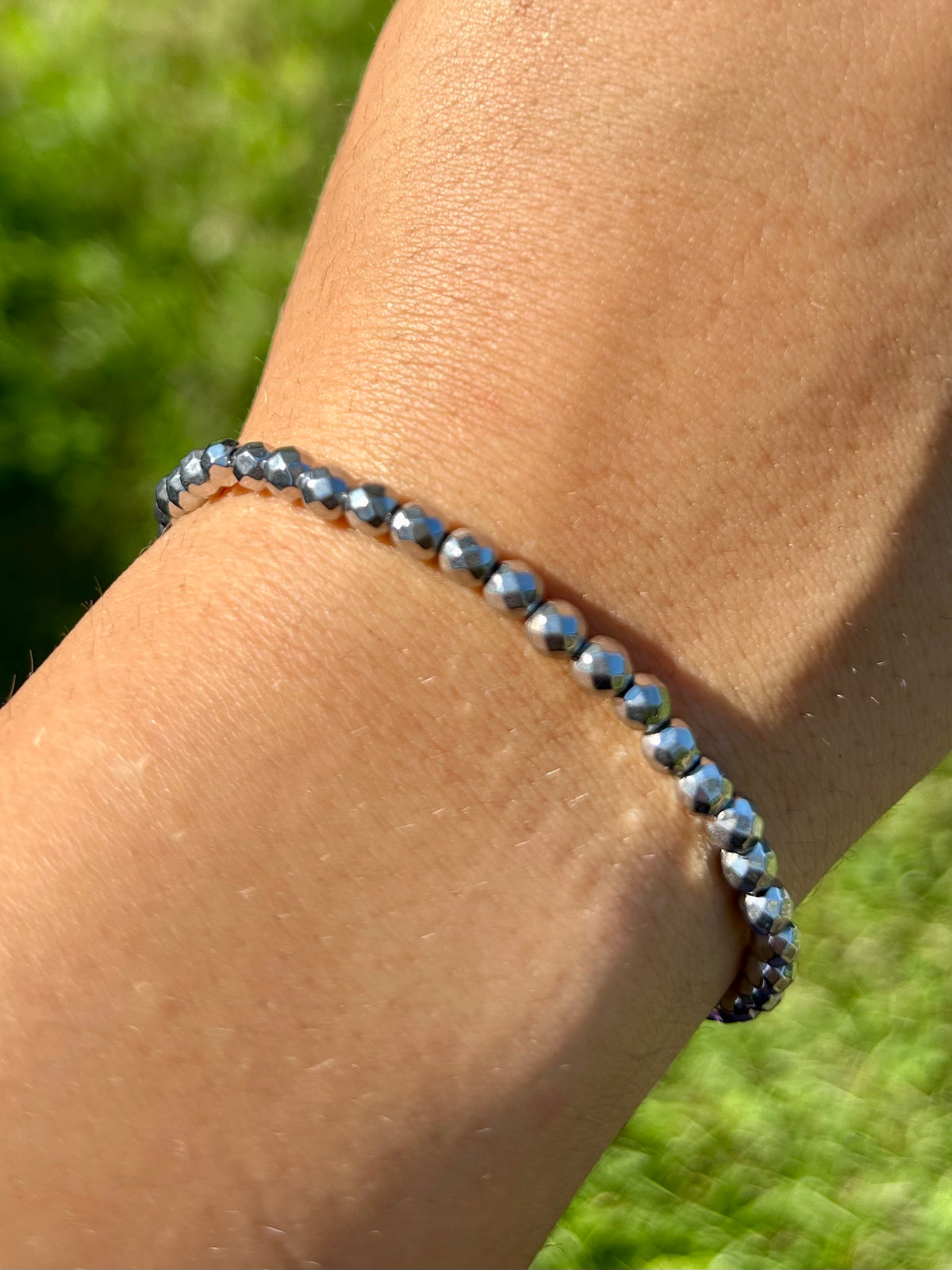 Bracciale Ematite Sfaccettata