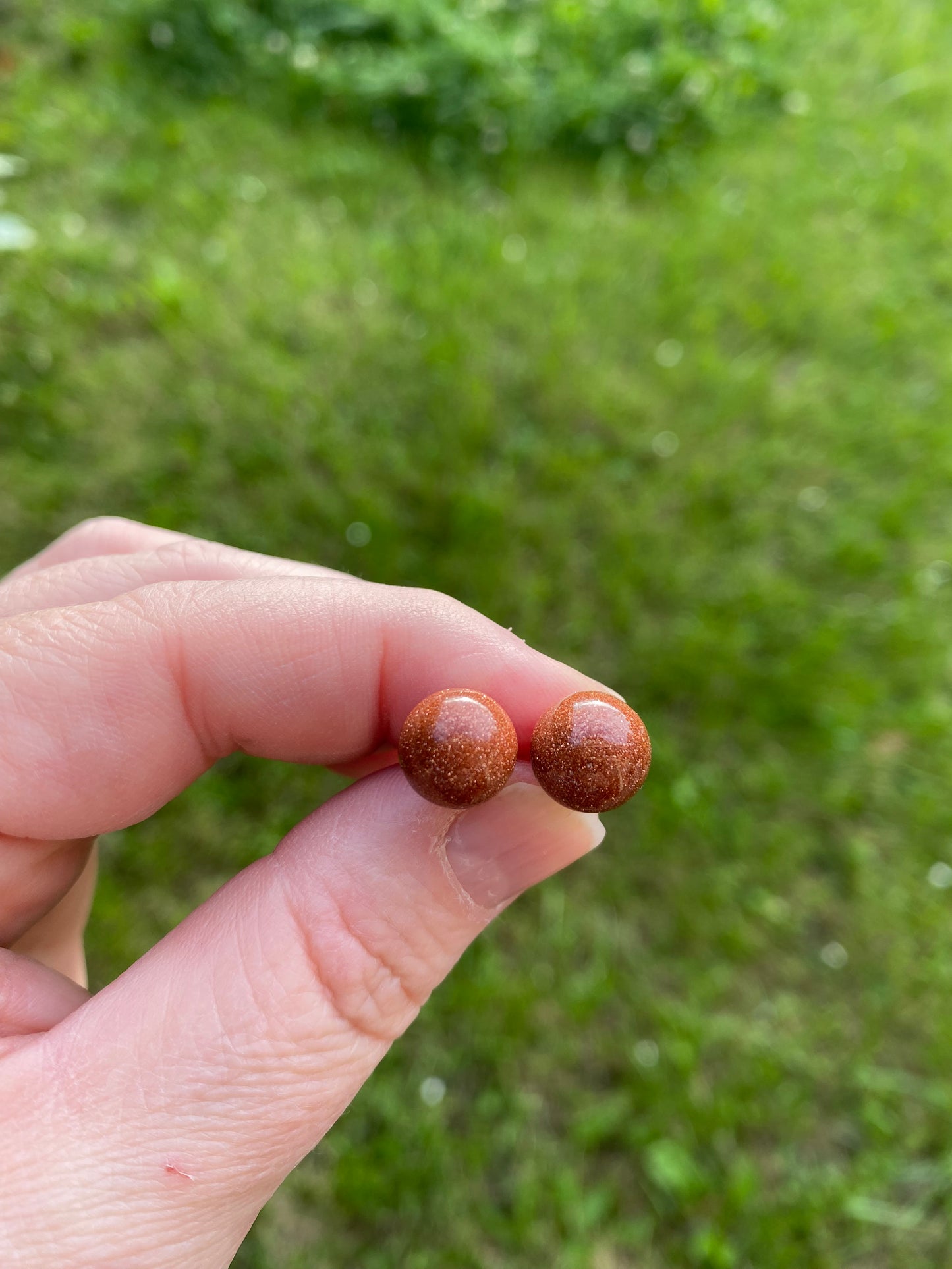 Orecchini Palline in Tantissime Pietre