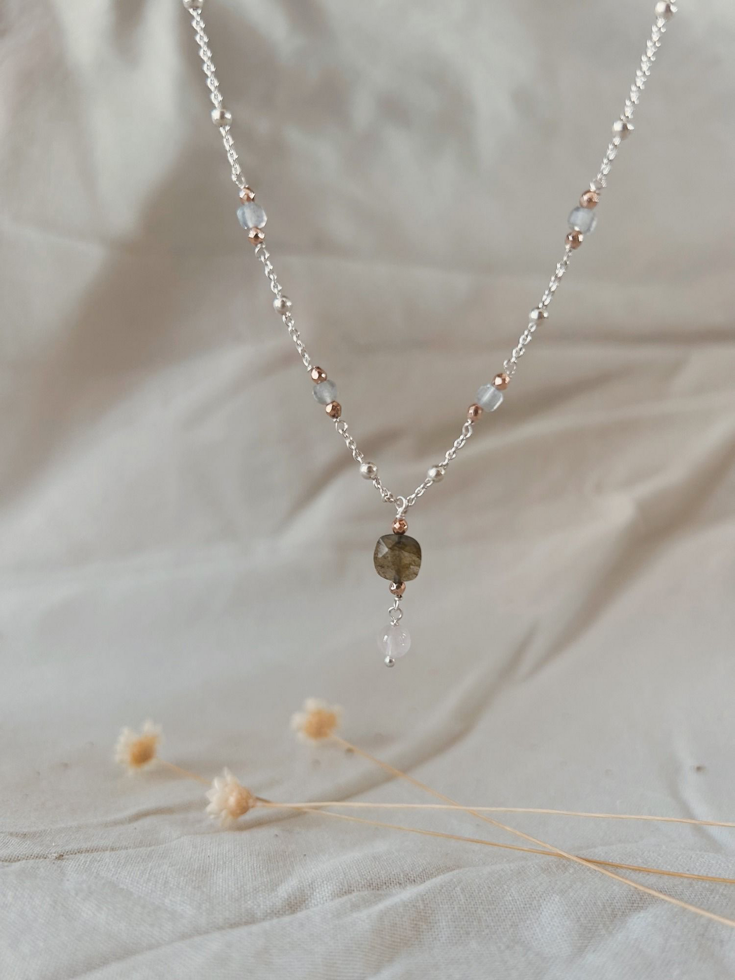 Collana Notte Goccia Labradorite