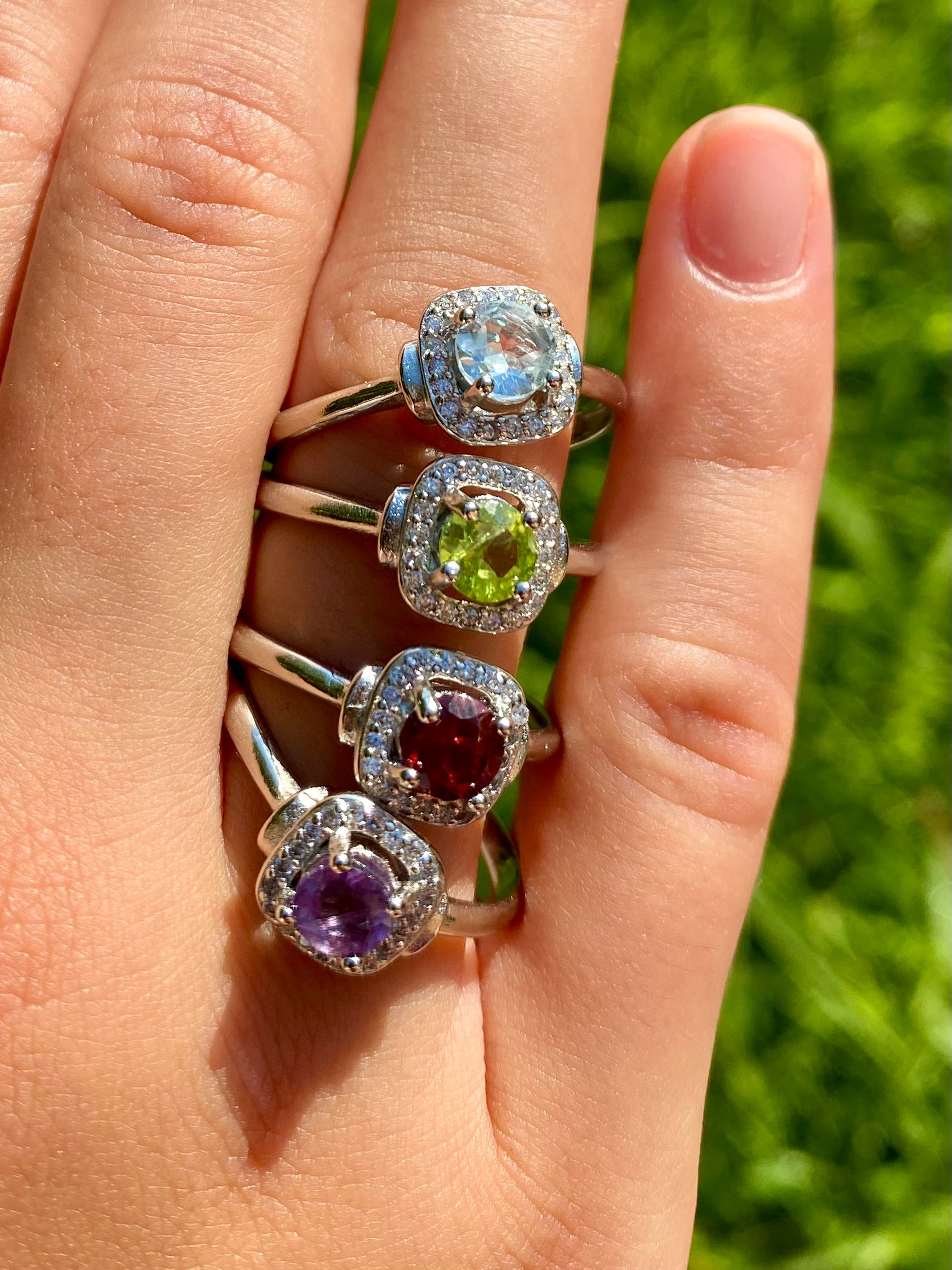 Anello In Argento Con Quarzo Moonlight Video - Foto 2