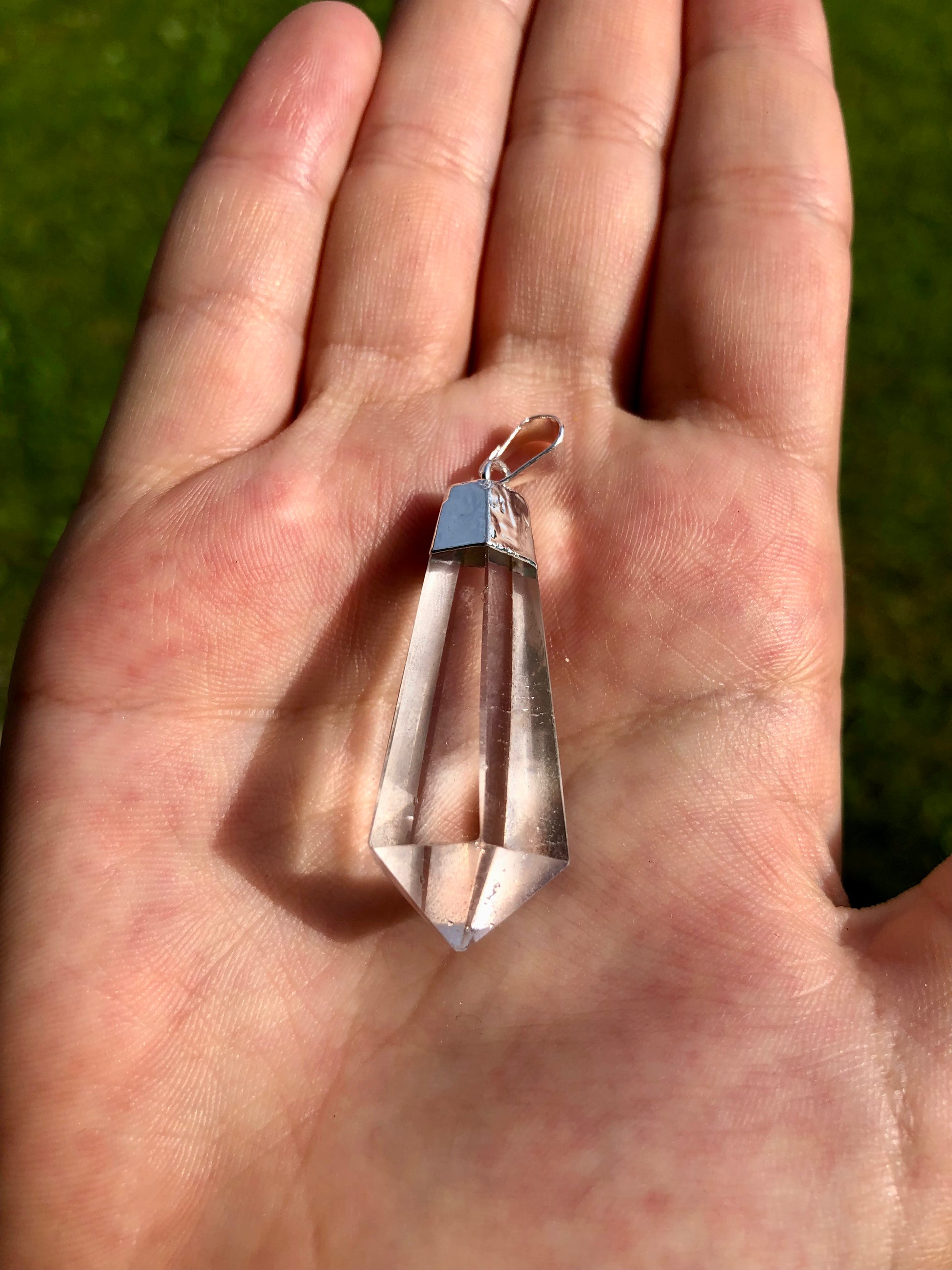 Bellissimo Da Appendere In Cristallo Viola, Albero Della Vita, Perline In Pietra, Prisma, Ciondolo Artigianale, Catena Da Appendere Alla Finestra, Casa, Giardino, Campanelli Eolici Suono Rilassante - Foto 8