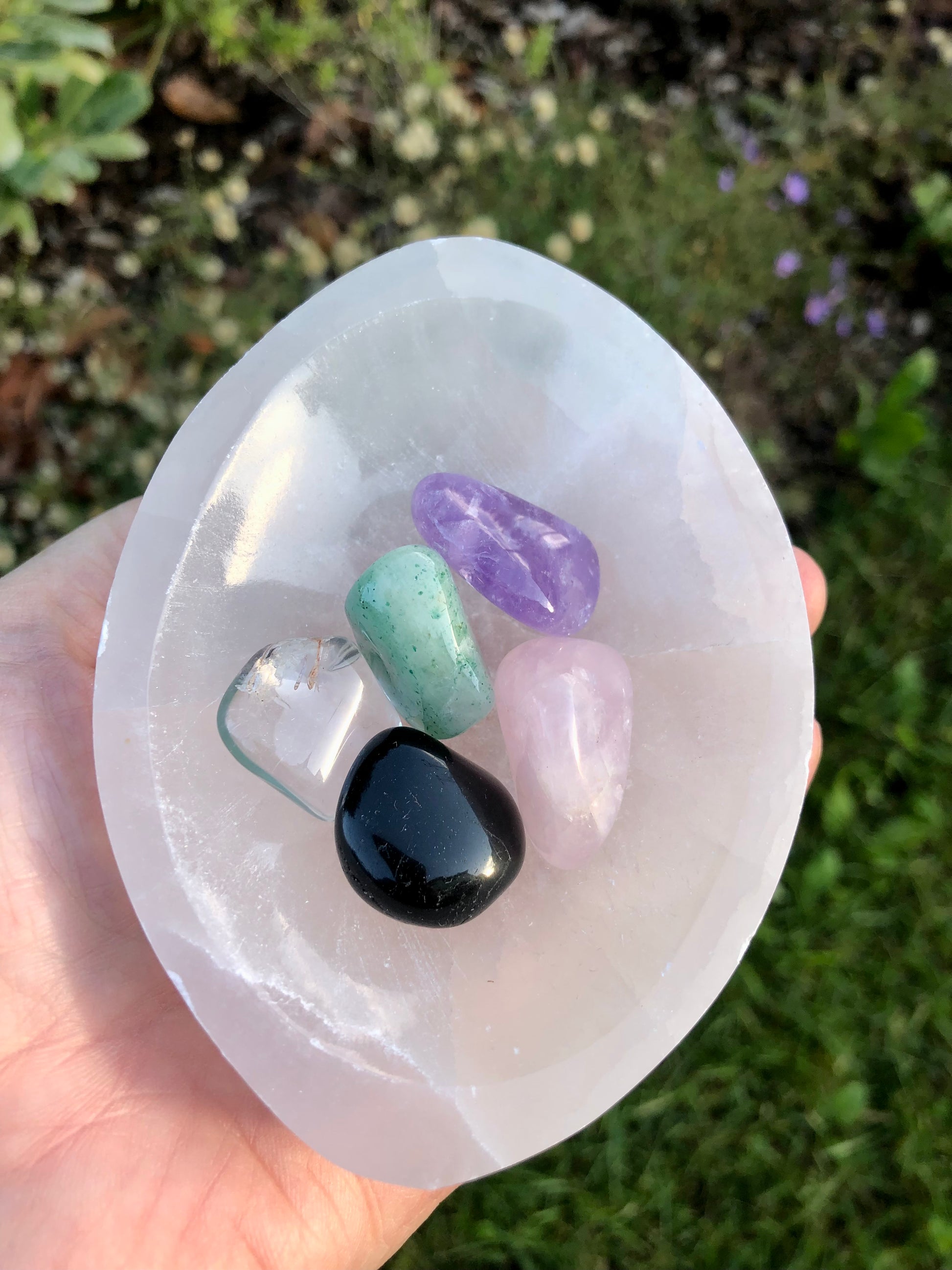 Saponetta di Selenite - Cristalli da Favola Saponetta di Selenite - Cristalli da Favola